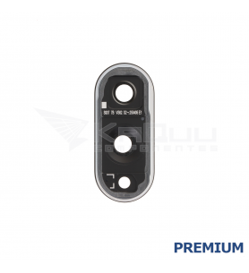 Embellecedor Cristal Cámara Lente para Samsung Galaxy S25 Edge S937B Plata Premium