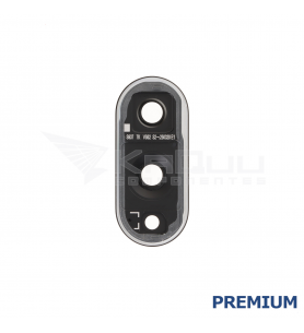 Embellecedor Cristal Cámara Lente para Samsung Galaxy S25 Edge S937B Negro Premium