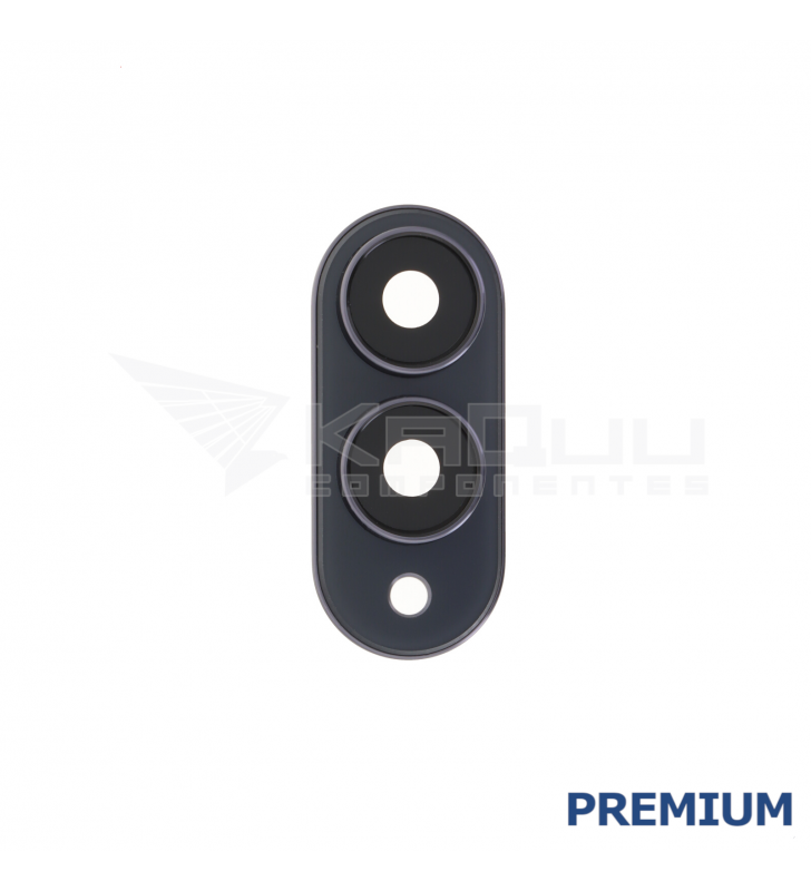 Embellecedor Cristal Cámara Lente para Samsung Galaxy S25 Edge S937B Negro Premium