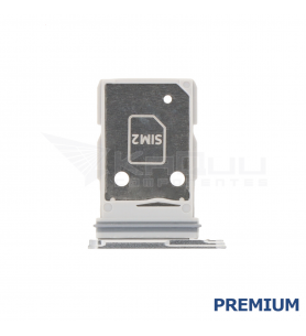 Bandeja Sim Dual para Samsung Galaxy S25 Edge S937B Plata Premium