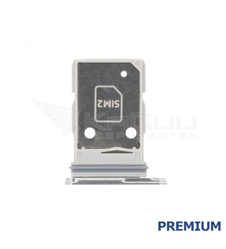 Bandeja Sim Dual para Samsung Galaxy S25 Edge S937B Plata Premium
