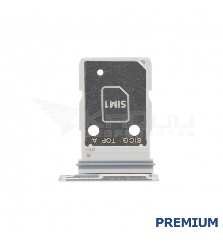 Bandeja Sim Dual para Samsung Galaxy S25 Edge S937B Plata Premium