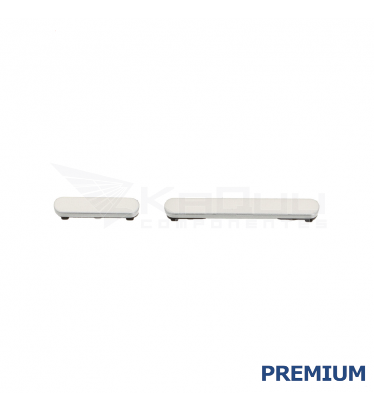 Set Botón Encendido Volumen para Samsung Galaxy S25 Edge S937B Plata Premium