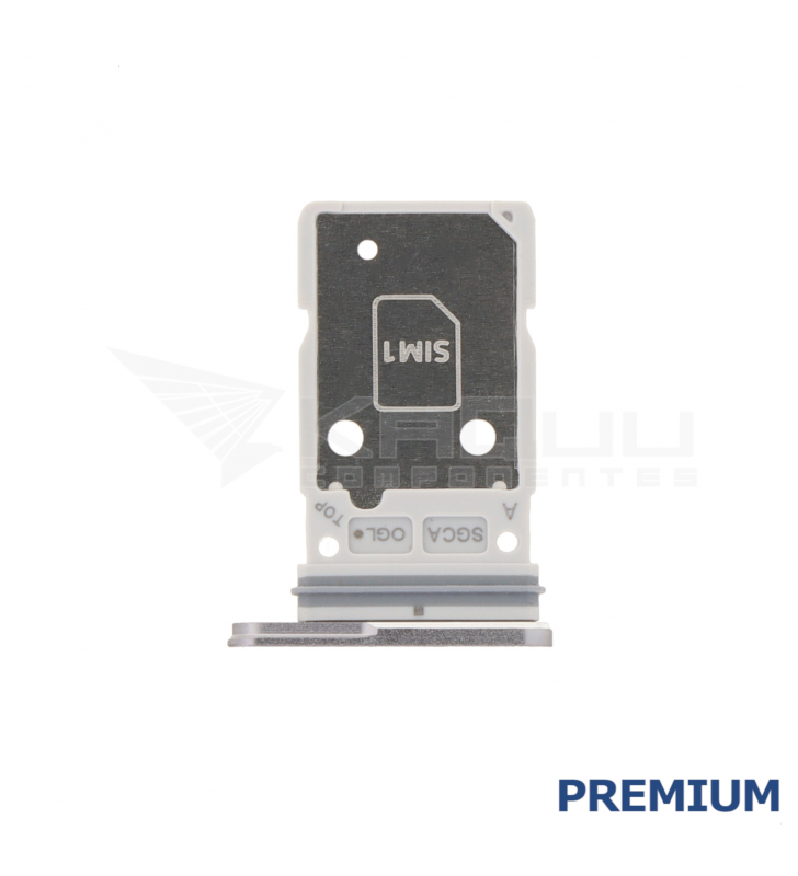 Bandeja Sim Dual para Samsung Galaxy S25 FE S731B Plata Premium