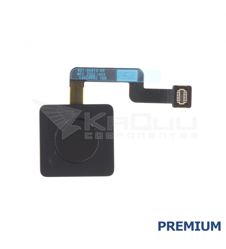 Flex Powr Botón Encendido Huella para Macbook Air M2 13.3 A2681, Air M3 13 A3113 Negro Premium