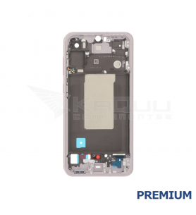 Chasis Marco Intermedio Lcd para Samsung Galaxy A56 5G A556B Rosa Premium