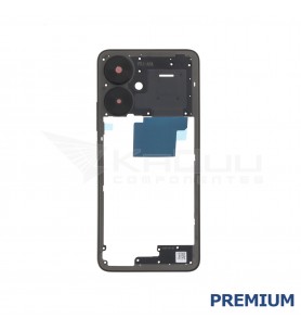 Chasis Marco Intermedio para Xiaomi Redmi 13C 5G 23124RN87G Negro Premium