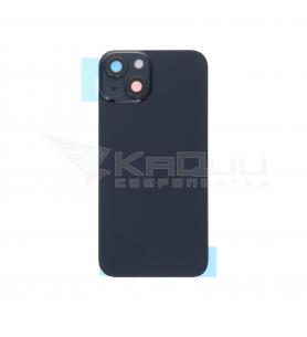 Tapa Trasera Completa Carga Inalámbrica Flash para iPhone 14 A2882 A2649 Negro Sin Logo