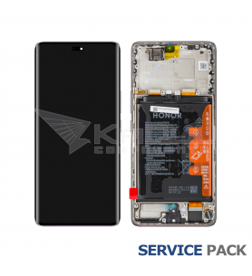 Pantalla Lcd Honor Magic7 Lite BRP-NX1 Marco Púrpura con Batería 0235AMQR Service Pack