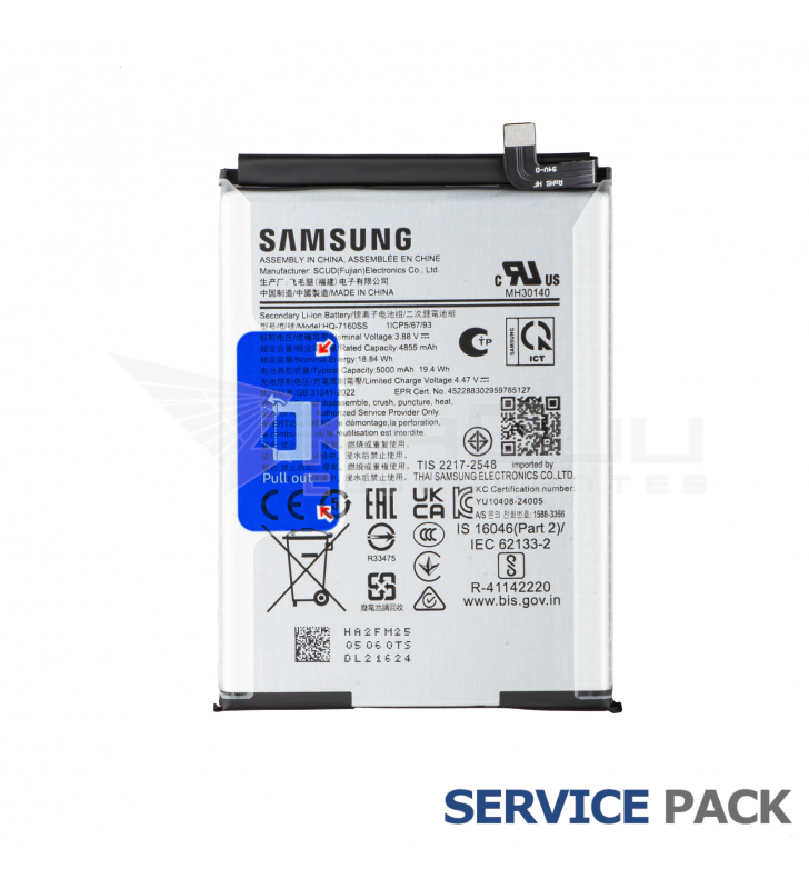 Batería 5000mAh HQ-7160SS Samsung Galaxy A06 A065F GH81-26447A Service Pack