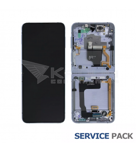 Pantalla Lcd Samsung Galaxy Z Flip4 F721B Marco Azul GH82-29440D GH82-29441D Service Pack Ensamblada