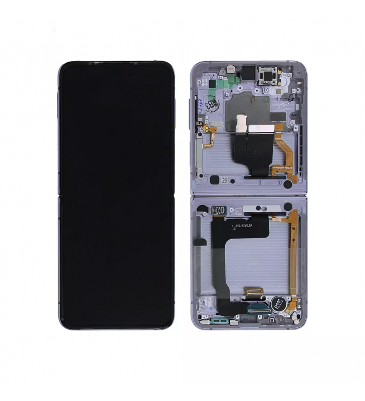 Pantalla Lcd Samsung Galaxy Z Flip4 F721B Marco Púrpura GH82-29440B GH82-29441B Service Pack Ensamblado