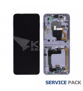 Pantalla Lcd Samsung Galaxy Z Flip4 F721B Marco Púrpura GH82-29440B GH82-29441B Service Pack Ensamblada