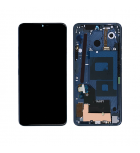 Pantalla Lcd para LG G7 ThinQ G710EM Marco Azul Premium