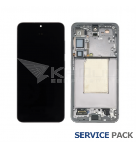 Pantalla Lcd Samsung Galaxy S25 Plus S936B Marco Gris GH82-36368A Service Pack Ensamblado