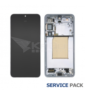 Pantalla Lcd Samsung Galaxy S25 Plus S936B Marco Azul Claro GH82-36368C Service Pack Ensamblado