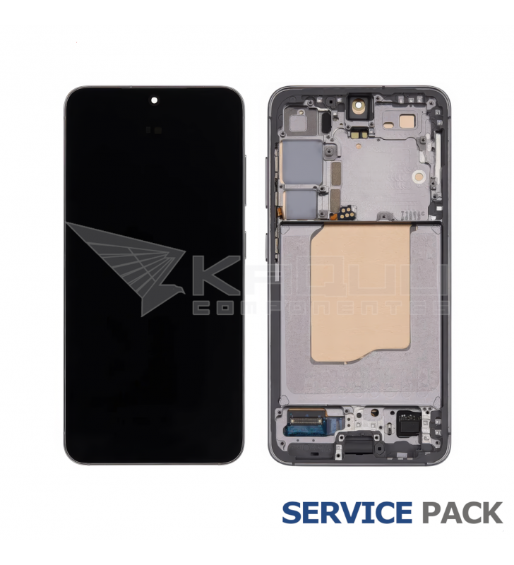 Pantalla Lcd Samsung Galaxy S25 S931B Marco Plata GH82-36329A Service Pack Ensamblado