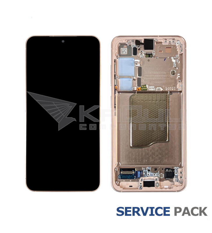 Pantalla Lcd Samsung Galaxy S25 S931B Marco Rosa GH82-36329F Service Pack Ensamblado