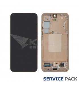 Pantalla Lcd Samsung Galaxy S24 S921B Marco Naranja GH82-33287G Service Pack Ensamblado