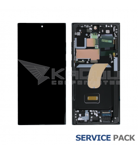 Pantalla Lcd Samsung Galaxy S23 Ultra S918B Marco Grafito GH82-30466E GH82-30465E Service Pack Ensamblado