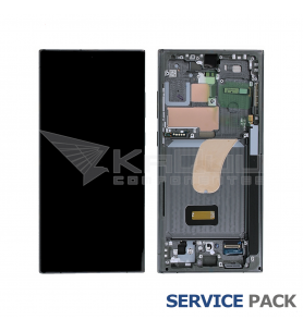 Pantalla Lcd Samsung Galaxy S23 Ultra S918B Marco Verde GH82-30466C GH82-30465C Service Pack Ensamblado