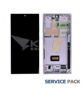 Pantalla Lcd Samsung Galaxy S23 Ultra S918B Marco Lavanda GH82-30466D GH82-30465D Service Pack Ensamblado