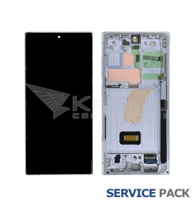 Pantalla Lcd Samsung Galaxy S23 Ultra S918B Marco Azul Claro GH82-30466G GH82-30465G Service Pack Ensamblado