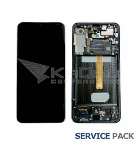 Pantalla Lcd Samsung Galaxy S22 Plus G906B Marco Negro GH82-27500A Service Pack Ensamblado
