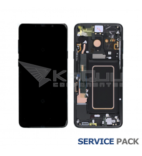 Pantalla Lcd Samsung Galaxy S9 Plus G965F Marco Negro GH97-21691A Service Pack Ensamblado