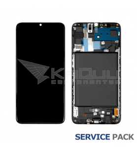 Pantalla Lcd Samsung Galaxy A70 Marco Negro A705F GH82-19747A GH82-19787A Service Pack Ensamblado