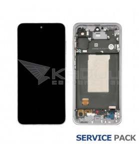 Pantalla Lcd Samsung Galaxy A56 5G A566B Marco Gris GH82-36829B Service Pack Ensamblado