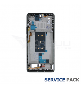 Chasis Marco Intermedio Lcd Xiaomi 11T 5G 21081111RG, 11T Pro 2107113SG Negro Service Pack