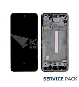 Pantalla Lcd Samsung Galaxy A53 5G A536B Marco Negro GH82-28024A Service Pack Ensamblado