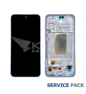 Pantalla Lcd Samsung Galaxy A36 5G A366B Marco Lavanda GH82-36841D Service Pack Ensamblado