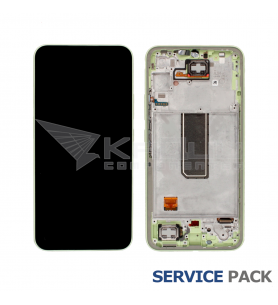 Pantalla Lcd Samsung Galaxy A34 A346B Marco Verde GH82-31200C GH82-31201C Service Pack Ensamblado