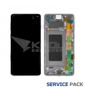 Pantalla Lcd Samsung Galaxy S10 G973F Marco Negro GH82-18850A Service Pack Ensamblado