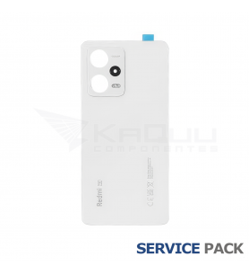 Tapa Trasera Xiaomi Redmi Note 12 Pro 5G 2101316C Blanco 5600300M1600 Service Pack