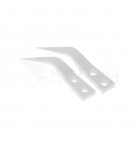 Wylie WL-15H Cabezas Curvas de Cerámica para Pinzas de Acero Inoxidable