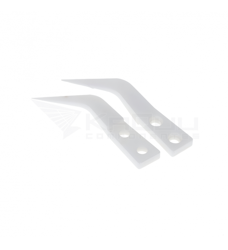 Wylie WL-15H Cabezas Curvas de Cerámica para Pinzas de Acero Inoxidable