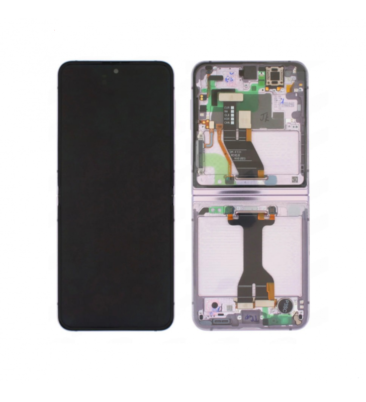 Pantalla Lcd Samsung Galaxy Z Flip5 SM-F731 Marco Lavanda GH82-31827C GH82-31828C Service Pack Ensamblado
