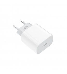 Cargador XO-L77 USB-C 20W Carga Rápida Blanco