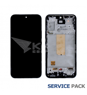 Pantalla Lcd Samsung Galaxy A54 A546B Marco Negro GH82-31231A GH82-31232A Service Pack Ensamblado