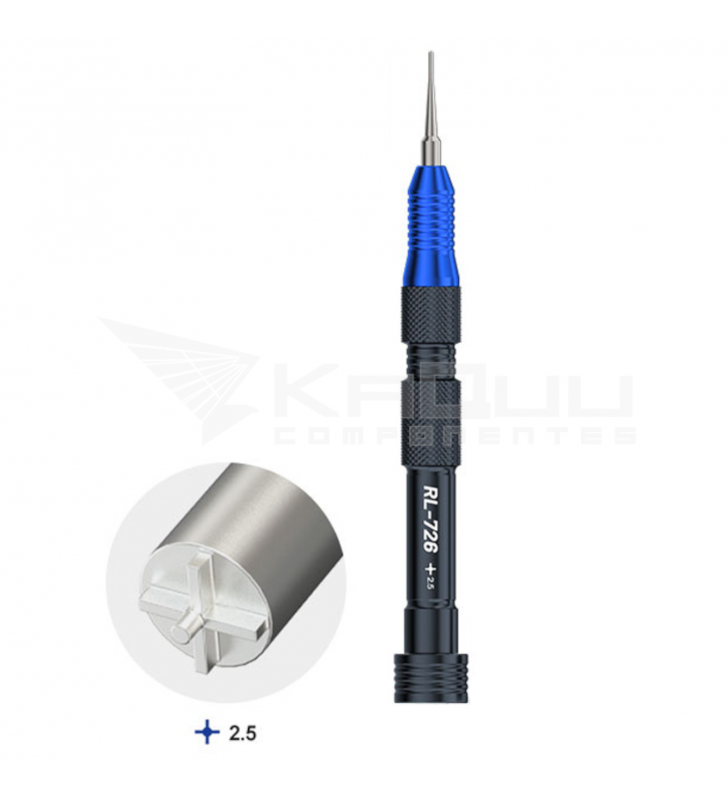 Relife Destornillador Precisión RL-726 Convexo en Cruz 2,5mm 3D