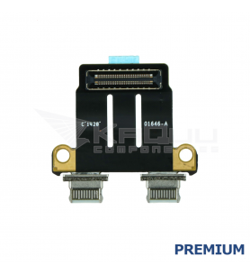 Flex Conector Carga para MacBook Pro 13 Retina TB A1706, Pro 15 Retina A1707, Pro 13 Retina A1708, Pro 13 Retina A1989 Premium