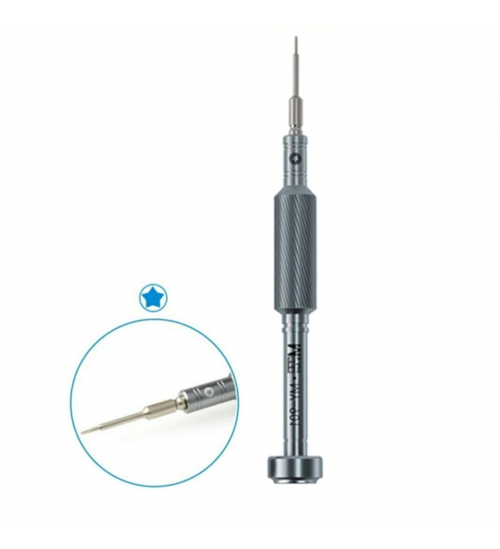 MaAnt Destornillador Precisión de Aleación Antioxidante MY-901 Pentalobe 0,8mm