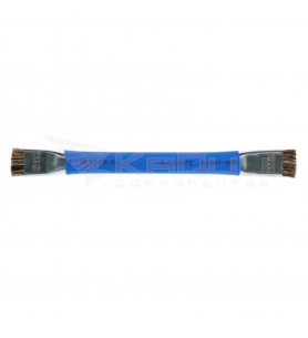 Sunshine SS-022 Cepillo Antiestático Doble Cabezal con Cerdas Duras Azul