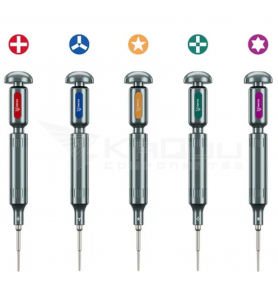 Refox RS3 Set de 5 Destornilladores Magnéticos 3D Antideslizantes
