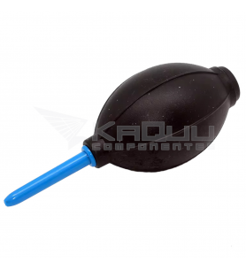 Soplador Polvo Boquilla Larga de Goma Negro