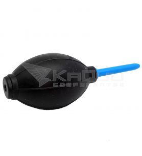 Soplador Polvo Boquilla Larga de Goma Negro