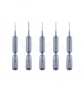 Qianli Geekbar Hi 3D Set de 5 Destornilladores Tipo Agarre Táctil con Doble Rodamiento